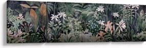 Obraz - Malowany wzór dżungli (170x50 cm)