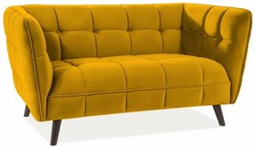 Sofa CASTELLO VELVET 2 curry SIGNAL