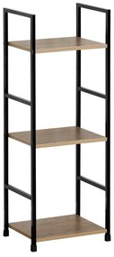 Regał GD-213 OAK Leik, 3 półki, 29,2 x 23,5 x 80,5 cm, 3 piętra