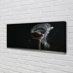 Duży obraz na płótnie Kobieta w Dymie