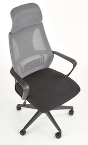 Obrotowe krzesło gabinetowe z zagłówkiem Valdez