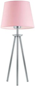 Lampka do sypialni na srebrnym stelażu - EX915-Ritan - 18 kolorów