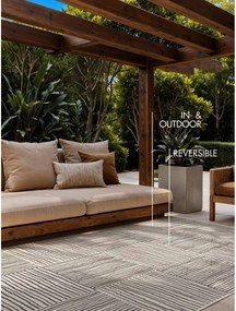 Czarny/kremowy dywan odpowiedni na zewnątrz 120x170 cm Haringey Nightingale – Ted Baker