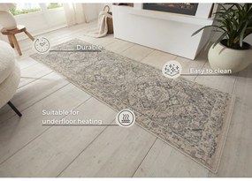 Szarobeżowy chodnik 80x200 cm Terrain Designer Sand – Hanse Home