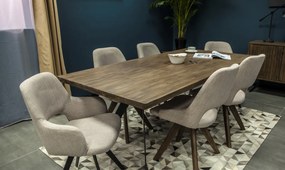 Drewniany stół do jadalni w stylu industrialnym Massa D05 200 cm