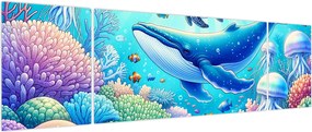 Obraz – Podwodny świat (170x50 cm)