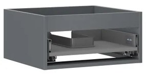 Mexen Box-A korpus szafki podumywalkowej 50 cm, 1 szuflada, grafit mat - 91AX0-0500-235-1-66