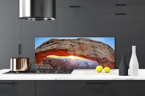 Panel nad blat kuchenny Skaliste Wybrzeże W Pełnym Słońcu