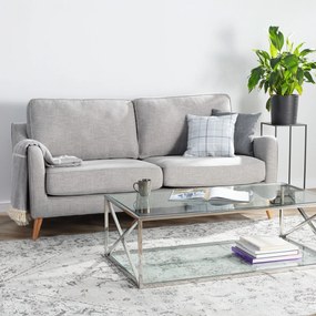 Sofa Venuste grey linen 3-os.