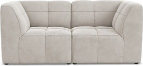 Beżowa aksamitna sofa 180 cm Aloha – Makamii