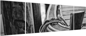 Obraz - Łódź na uwięzi (170x50 cm)