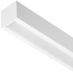 Biała lampa wisząca LED 76cm z metalu W76LED-4K-WEIß wymienny LED wyso