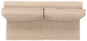 Kanapa Solvero z funkcją spania - jasny beż plusz Tilia 01