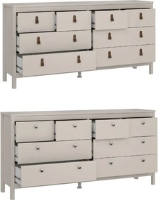 Komoda pokojowa z szufladami Madrid 4+4, kaszmir mat