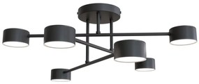 Żyrandol natynkowy HALO 6xGX53/8W/230V czarny