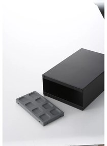 Czarny metalowy parasolnik Yamazaki Smart