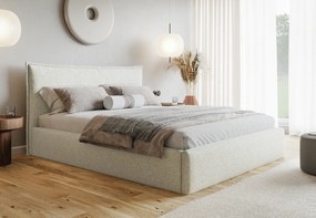 Łóżko Slim 14 z pojemnikiem i stelażem 160x200 cm, kolor Puente 03