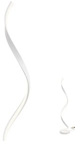 Redo 01-1797 - Ściemnialna lampa podłogowa LED TORSION LED/24W/230V biała