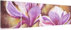 Obraz - Kwiaty magnolii (170x50 cm)