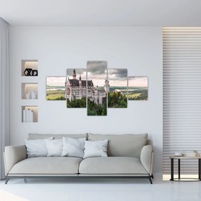 Obraz - Zamek na skałach (125x70 cm)