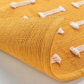 Dywan odpowiedni do prania w kolorze ochry 50x80 cm Juline – douceur d'intérieur