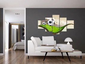 Obraz - Boisko do piłki nożnej (125x70 cm)