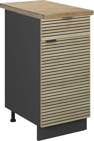 Szafka dolna do kuchni panel dębowy 40x60x82 fame-line