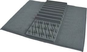 Szara plastikowa podkładka do naczyń 50x38 cm – Homéa