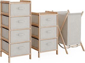 Zestaw mebli łazienkowych beżowy 34.5x36.5x86 bruno