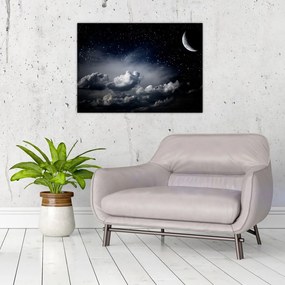 Obraz na szkle - Gwiaździste niebo (70x50 cm)