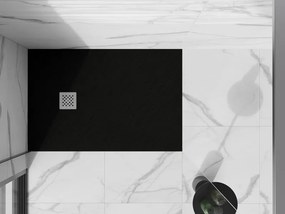 Mexen Stone+ brodzik kompozytowy prostokątny 90 x 80 cm, czarny - 44708090