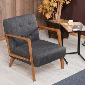 Fotel Kemer Dark Grey