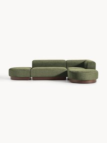 Narożna sofa modułowa Teddy-Bouclé Natalie