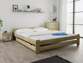Łóżko Emily 180 x 200 cm, sosna Stelaż: Ze stelażem listwowym elastycznym, Materac: Bez materaca