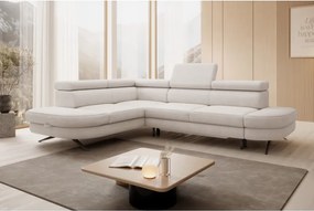 Narożnik OTIS L Lewostronny Regulowane Zagłówki wolnostojący tkanina AURORA 02 WERSAL