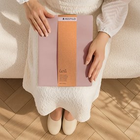 Szaroróżowa zasłona częściowo zaciemniająca (dimout) 140x250 cm Carli Tie – Restilo