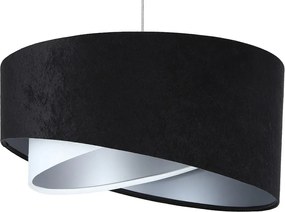 Czarno-biała designerska lampa wisząca - EX980 R0-W17