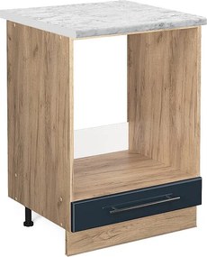 Szafka kuchenna ciemnoniebieski wysoki połysk 60x60x82 fame-line