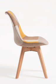 Zestaw 4 Krzese Synk Patchwork