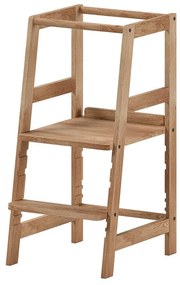 Pomocnik kuchenny dla dzieci z litego drewna dębowego w naturalnym kolorze Forrest – Vipack