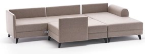 Beżowy narożnik (w kształcie litery U) Belen – Balcab Home