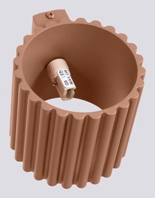 Jasnobrązowy kinkiet ø 10 cm Zora – Sollux