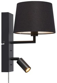 Czarny kinkiet LED (długość 28,5 cm) Como – Markslöjd