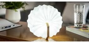 Brązowa lampa stołowa LED ze ściemniaczem (wysokość 3,5 cm) Accordion – Gingko