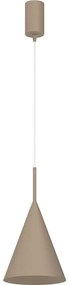 Lampa wisząca na lince CAPITAL 1xGX53/15W/230V śr. 17 cm taupe