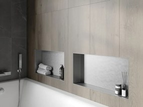 Mexen X-Wall-NR półka wnękowa bez kołnierza 60 x 30 cm, inox - 1911603010