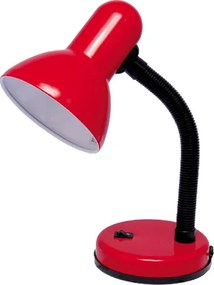 Czerwona lampka biurkowa szkolna - 9X S271 L4-M87