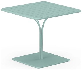 Stół ogrodowy metalowy dł. 80 cm - Migdałowa zieleń - MIRMANDE marki MYLIA