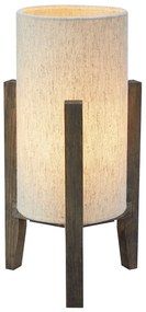 Beżowa lampa stołowa z tekstylnym kloszem (wysokość 33,5 cm) Eruca – Markslöjd
