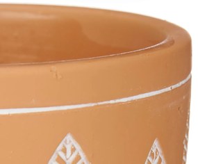 Osłonka na doniczkę z terakoty LEAVES